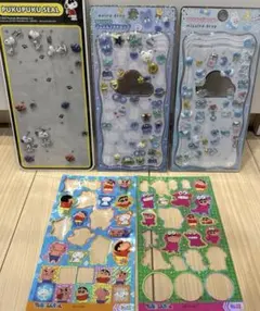 中古　プチドロップステッカー　シール　クレヨンしんちゃん　まとめ売り　ボンボン