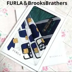 新品未使用　ハンカチ２枚セット　FURLA＆BrooksBrathers　日本製のサムネイル