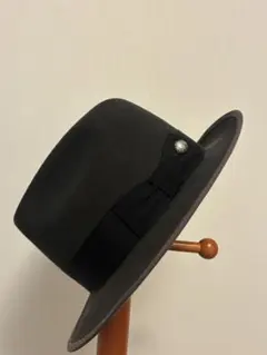 値下げ　美品　CA4LA カシラ　中折れハット　ラビットファー