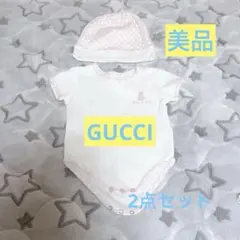【美品】GUCCI 半袖ロンパース50〜60サイズ　2点セットのサムネイル