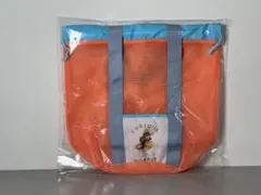 おさるのジョージプラチナムザッカ メッシュトートバッグ　オレンジ