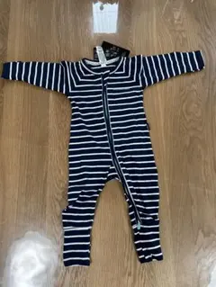 BONDS ストライプロンパース 3-6ヶ月