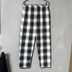 コーエン　オンブレチェック 柄　イージーパンツ