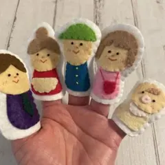 おはなしゆびさん 指人形 手袋シアター フェルト 保育