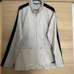 PUMA ナイロンジャケット ホワイト ブラック