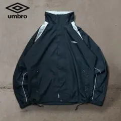 アンブロナイロンジャケット刺繍ロゴリフレクタードローコードテックY2K古着