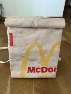 マクドナルド　マック　紙袋風　リュックサック