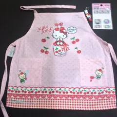 キティ　子供　エプロン　他