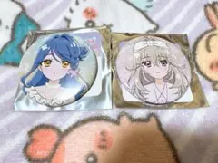 名探偵プリキュア flower clothing 缶バッジ くれあ るるか 2種