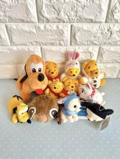 平成レトロ】ディズニー ぬいぐるみ まとめ売り 11点 プーさん