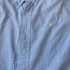 【ギンガムチェック】ポロラルフローレン　90s BLAKE コットンシャツ