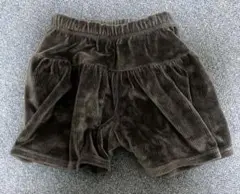 コーデュロイ ショートパンツ　キュロット　スカーチョ100センチ　子供　女の子