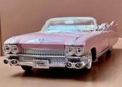1/18 ピンクキャデラック シリーズ62 クーペオープンカー1949 ミニカー