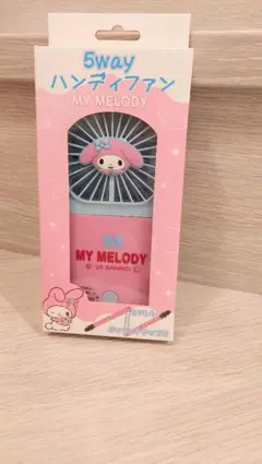 【新品未使用】マイメロ 5way ハンディファン 扇風機 USB サンリオのサムネイル