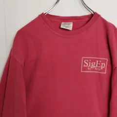 さ*る様 COMFORT COLORS 長袖シャツ ロンT レッド プルオーバー