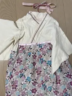 ベビー袴　ロンパース　90