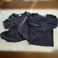 ペプラムトレーナー　カットソー 2点セット ビーデスビー　110cm