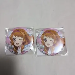 アイカツ　大空あかり DMMスクラッチ 缶バッジ　2点セット