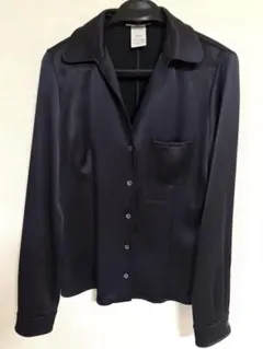 ESCADA シルク ブラックシャツ 38 - メルカリ