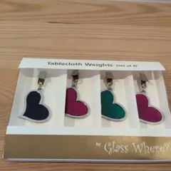 【海外購入】テーブルクロスウェイト（4個セット）新品未使用品