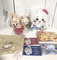 ちいかわ　うさぎ　メゾンドフルール　キティ　ぬいぐるみ　もぐもぐ　サンリオ