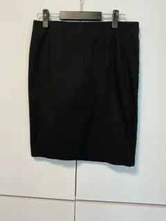 【美品】UNTITLED ブラック巻きスカート 4 アンタイトル