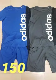 adidas キッズ Tシャツ ショートパンツ 2セット　150