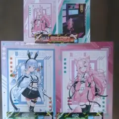 ホロライブ　B4ピジュアルボード2枚、ポストカード、3枚組のサムネイル