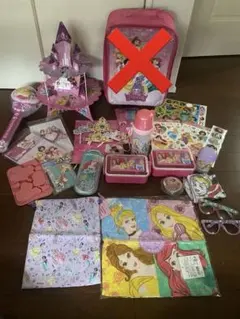 ディズニープリンセス　入園入学セット　お弁当箱　水筒