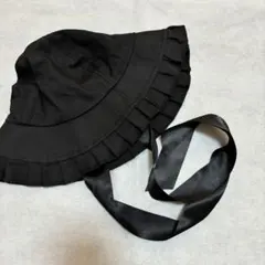 フリル　バケットハット フリーサイズ　リボン　ウィゴー　WC ダブルシー