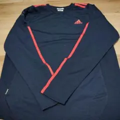 ズ*ン様 adidas ネイビー 長袖 トップス　メンズ　LL　美品