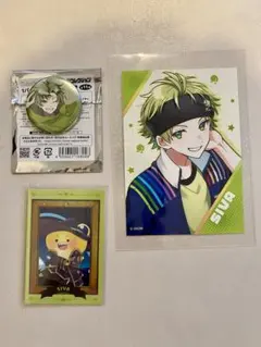 カラフルピーチ　SIVA (シヴァ)缶バッジ&セブンブロマイド&トレカ