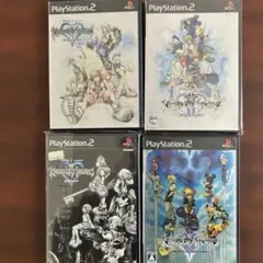 (11-261)キングダムハーツシリーズ PS2 4本セット