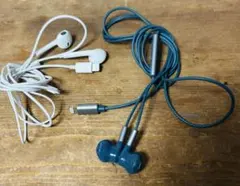 有線イヤホン　ライトニングケーブル　2個セット 未使用保管品