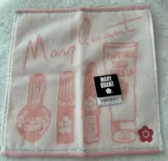 新品・タグ付き MARY QUANT マリークワント タオルハンカチ