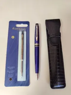 廃番 旧型 WATERMAN エキスパート エッセンシャル ボールペン ブルー