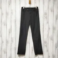 UNIQLO ユニクロ　スタイルアップストレートパンツ 股上浅め　ブラック