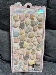 FUWAFUWA DROP フロッキーシール 猫