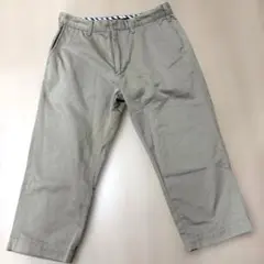 ベージュ チノパン ストライプ裏地S724番