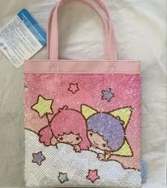 リトルツインスターズ　キキララ スパンコール　トートバッグ　レア
