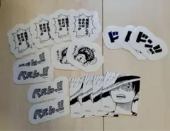 ワンピース ルフィ キャラクター ステッカー 17枚セット