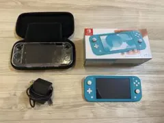 状態良好！ Nintendo Switch Lite ターコイズ ケース付き - メルカリ