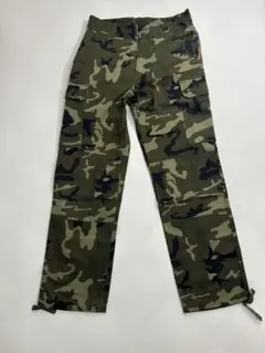 スペイン軍 ウッドカモ柄/迷彩 ミリタリーカーゴパンツ 古着/W33L30
