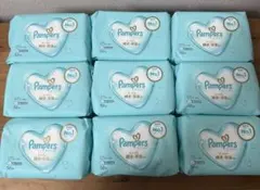 パンパース　ふんわりやわらかシート　56枚入　9袋まとめ売りのサムネイル