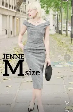 即購入可✨美品 JENNE シック ストレート ワンピース Mサイズのサムネイル