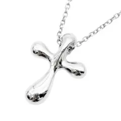 美品◎ ティファニー スモールクロス ネックレス シルバー925