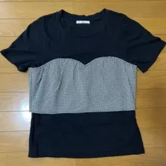 【匿名配送】SLY ビスチェ風　Tシャツ　リボンのサムネイル