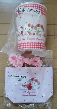lil ara mode×サンリオ当りくじ ルームボックス＆ミニトートピンク