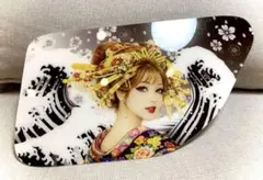 ★ラメ仕様★安全窓★　17プロ／17レンジャー　黄金龍神荒波乱舞之図R ☆ラメ仕様☆安全窓☆ 17プロ／17レンジャー 黄金龍神荒波乱舞之図R