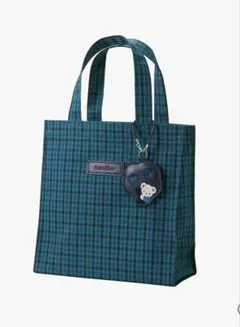 ブルー ハンドバッグ